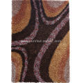 Polyester Viscose Shaggy Carpet with Design